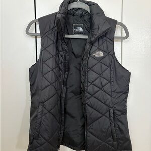 The North Face black Quilted Vest